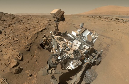Autofoto del Curiosity en la superficie de Marte.
