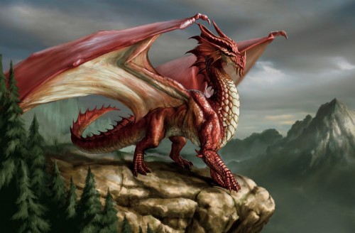 El área de distribución de los dragones se cree que era el norte del continente euroasiático, desde Francia hasta China y posiblemente Japón.